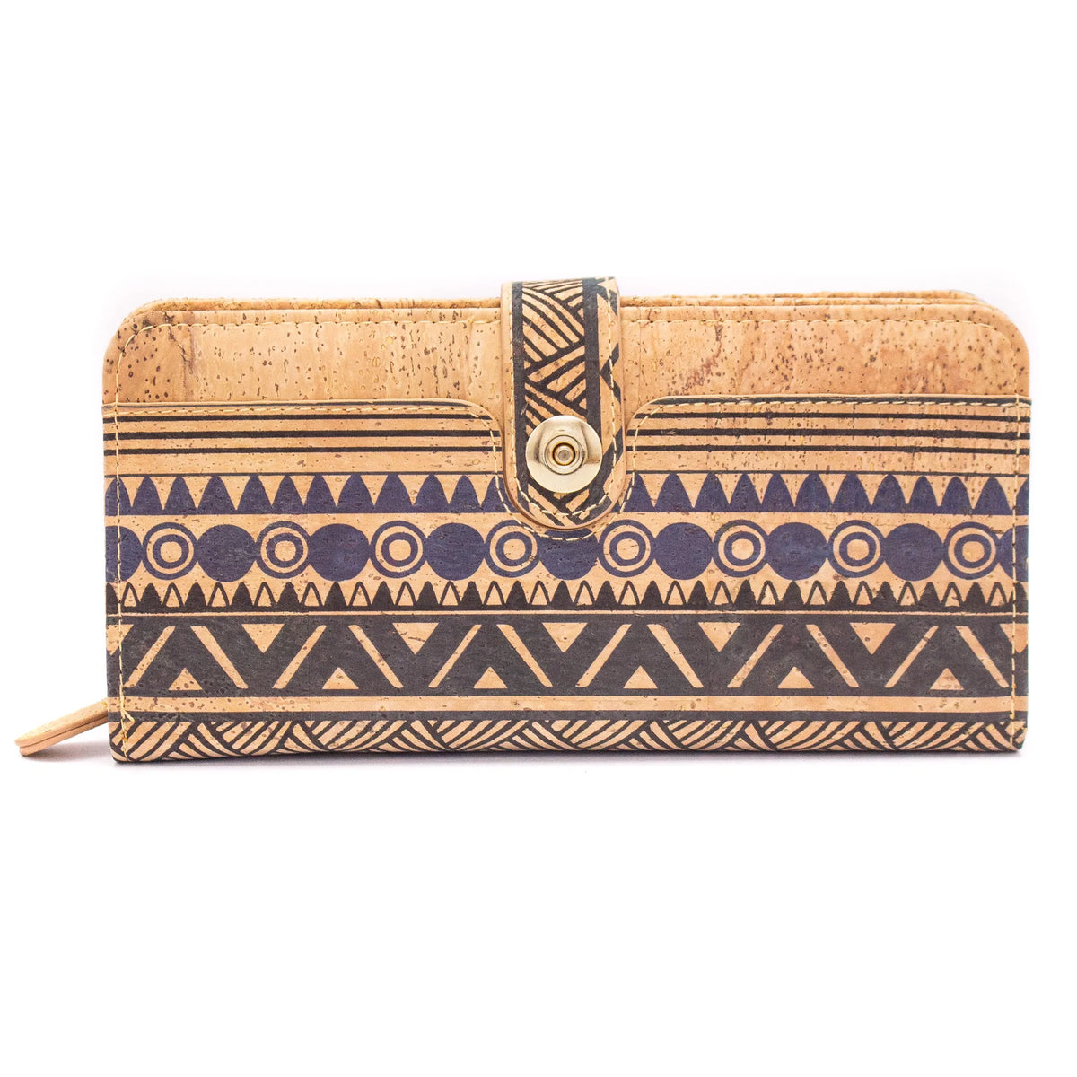 Violette Symphonie: Damen Clutch aus Kork